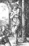 Albrecht Durer Man of Sorrows by the Column painting